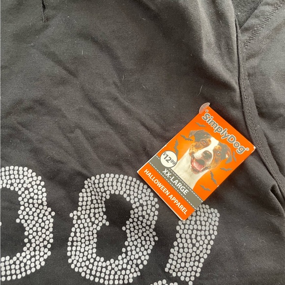 NWT Halloween Dog Sweater “Boo” XXL Black and white - Picture 3 of 4